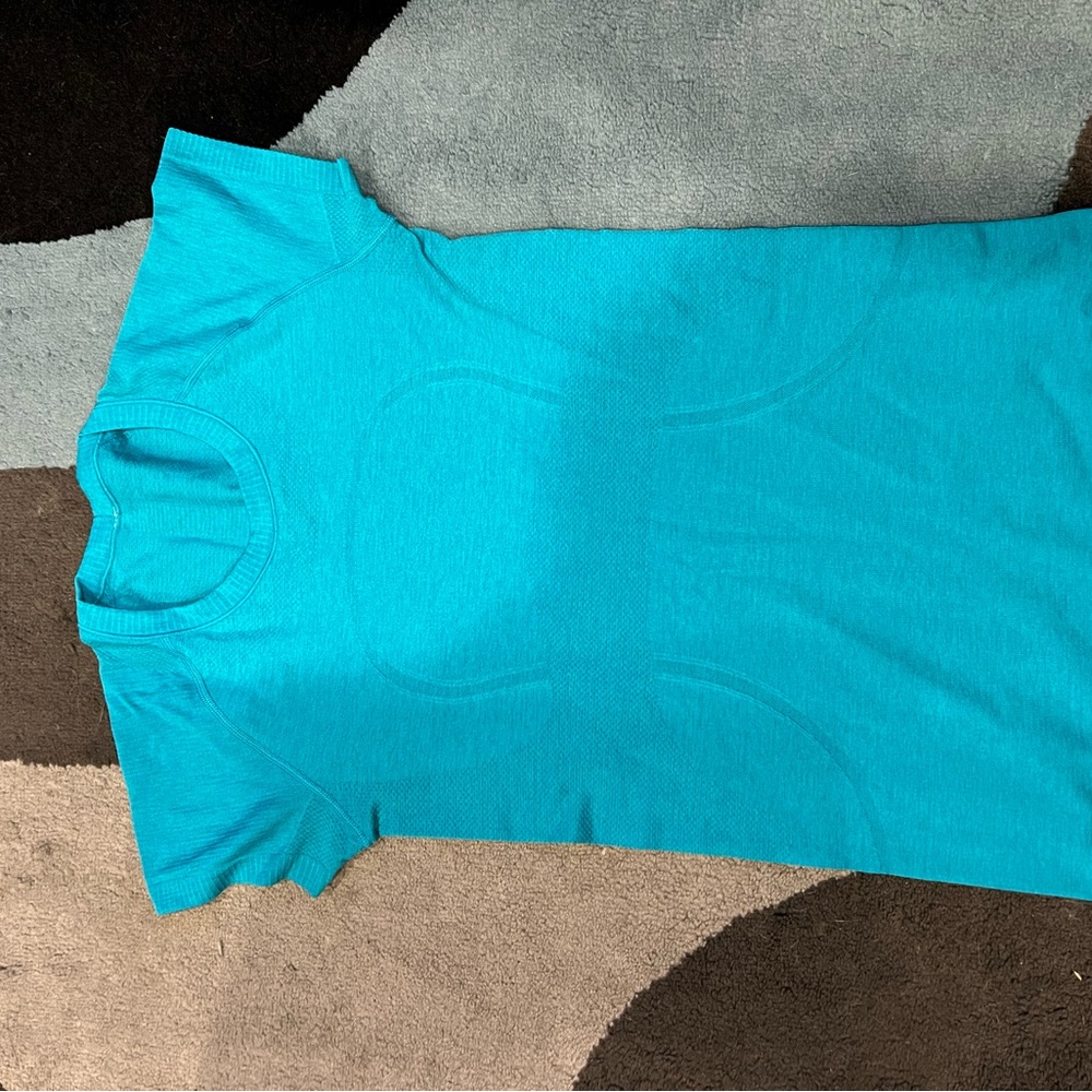 Blue Lululemon shirt